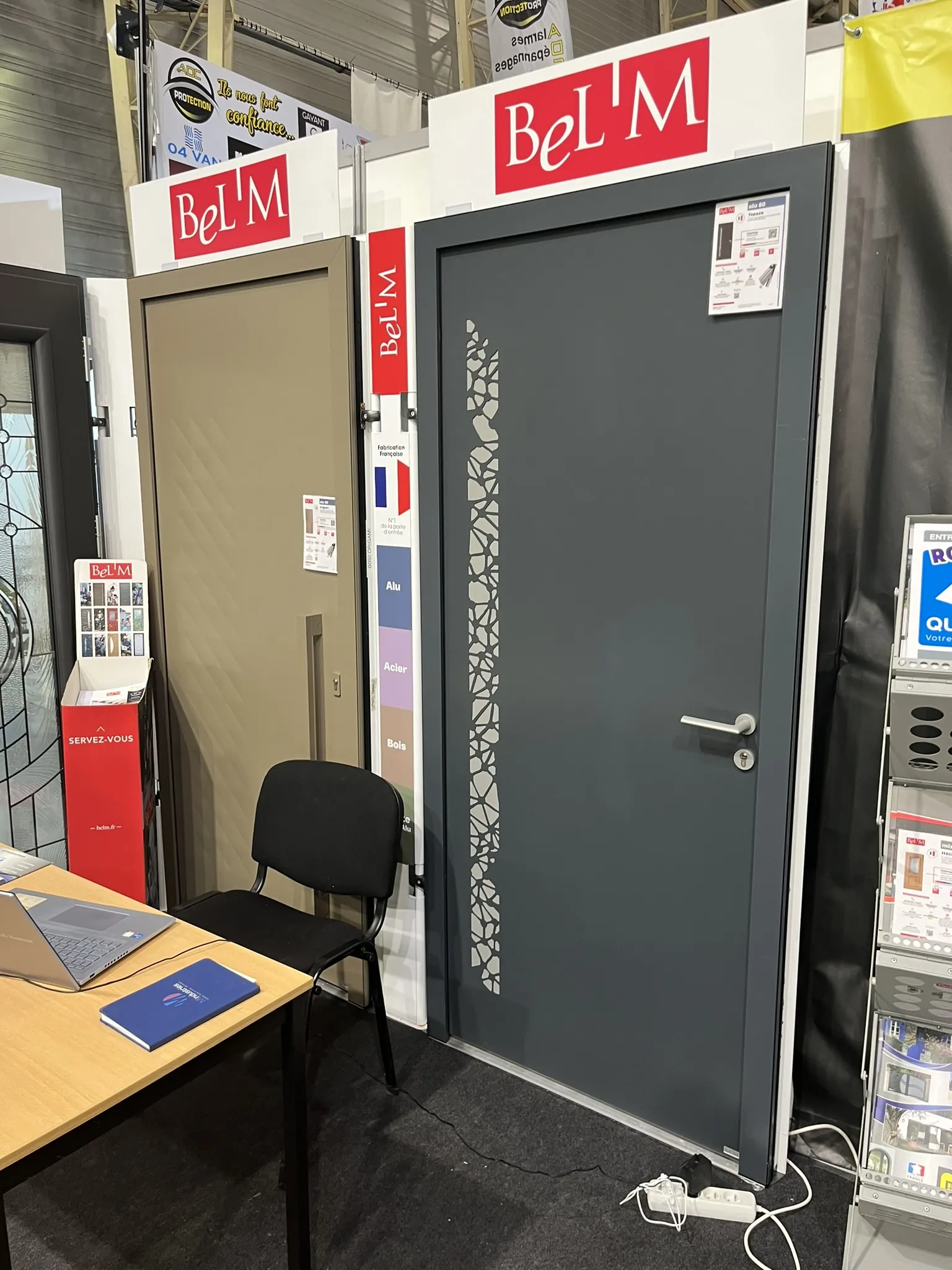 Porte Bel’M sur le stand FPJ