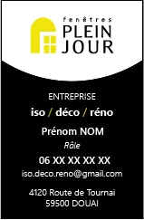 Cartes de visite (template)