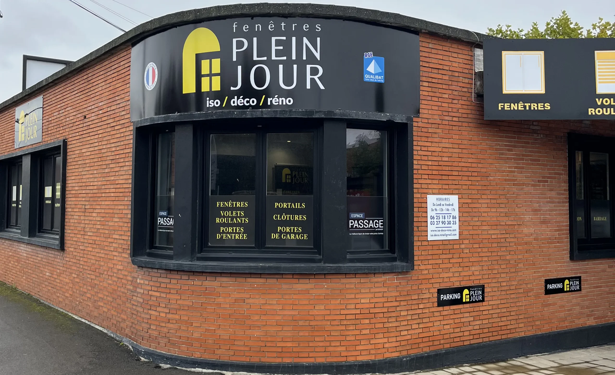 Enseigne façade FPJ