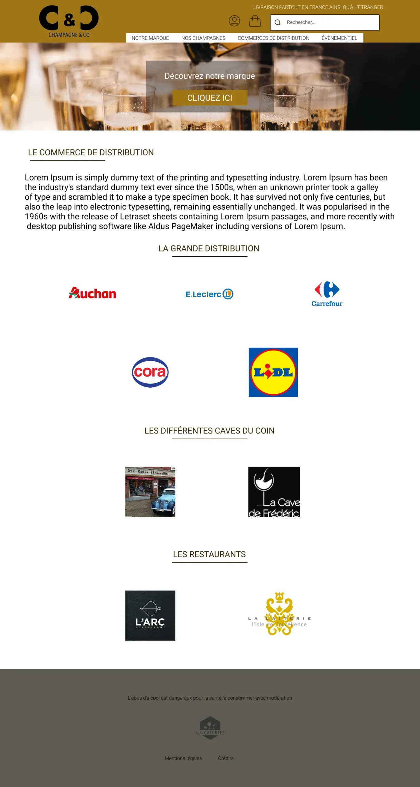 Page Description & partenaires finale (logos et textes)